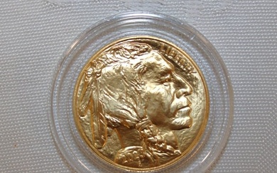 US $50 GOLD buffalo coin dated 2023 one ounce .999 fine gold