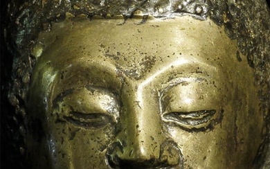 Unusual Antique Thai Bronze or other alloy Buddha.