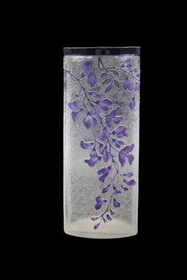 Vase art nouveau en cristal du Val Saint... - Lot 208 - MJV Soudant