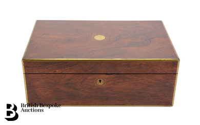 Victorian Rosewood Writing Box