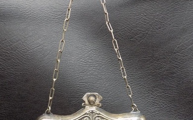 Vintage Art Nouveau german silver purse