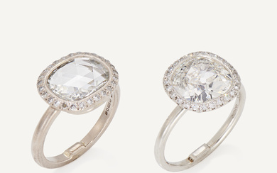 WILLIAM WELSTEAD TWO DIAMOND RINGS