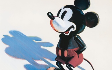 Wayne Thiebaud, 1920-2021, Mickey Mouse, offset couleur, ca. 72x72cm, u.Gl., R. ca. 106x106cm