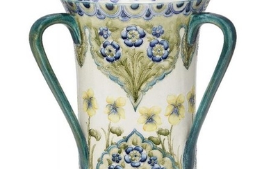 William Moorcroft (1872-1945), a Forget-Me-Not pattern three-handled...