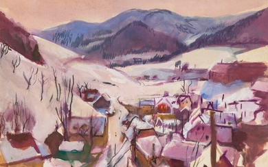 Winter Landscape, (19)41 Josef Dobrowsky, (1889 - 1964)