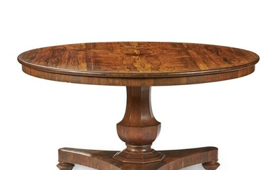 Y REGENCY STYLE ROSEWOOD CENTRE TABLE LATE 19TH CENTURY