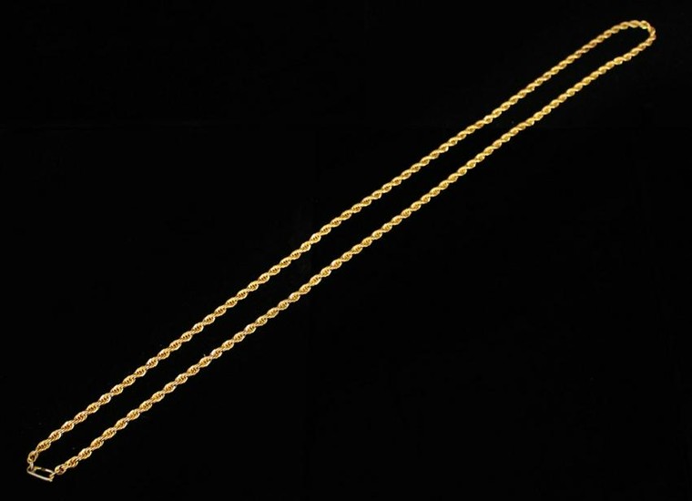14KT CHAIN NECKLACE, 70 GRAMS