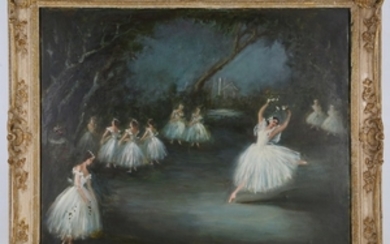 L. Edwards, mid 20th Century, 'Giselle', ballerinas performing...