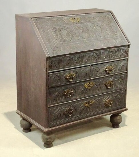 18th c. English Carved Desk