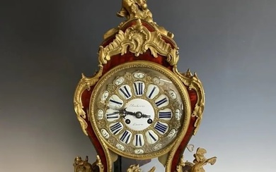 19TH C. ORMOLU MOUNTED FRENCH CHINOISERIE CLOCK