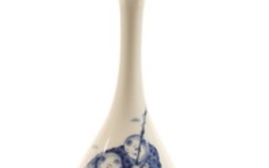 A CHINESE BLUE AND WHITE ‘BOYS’ VASE. 19th...