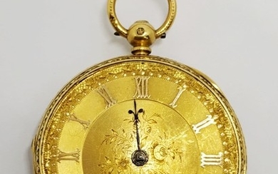 Men's gold, Verge pocket watch