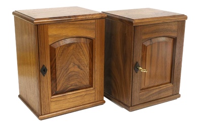 2x Coin Collectors Cabinets, one suitable for halfcrown size and...