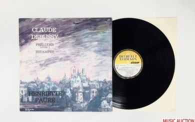 Lot de 1x LP d'Henriette Faure, piano . Claude Deb…