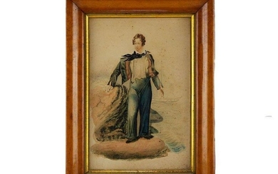 c1810 Watercolour of Lord Byron After George Sanders