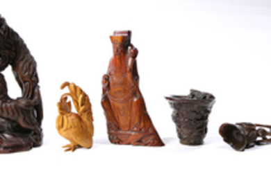 Chinese Bamboo and Wood Carvings, Zisha Ceramic Teapot