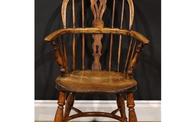 A 19th century ash and elm child’s Windsor elbow chair, by F...