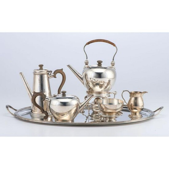 A Peter Guille Ltd. Sterling Silver Tea & Coffee