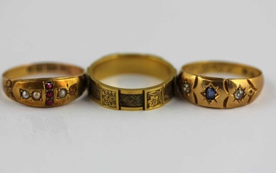 A Victorian band ring