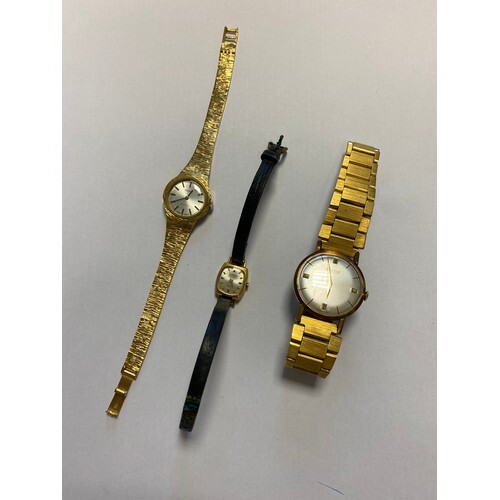 A gent's Accurist wristwatch, together with a lady's Tissot ...