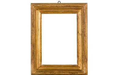 AN ITALIAN 18TH CENTURY SALVATOR ROSA GILDED MOULDING FRAME