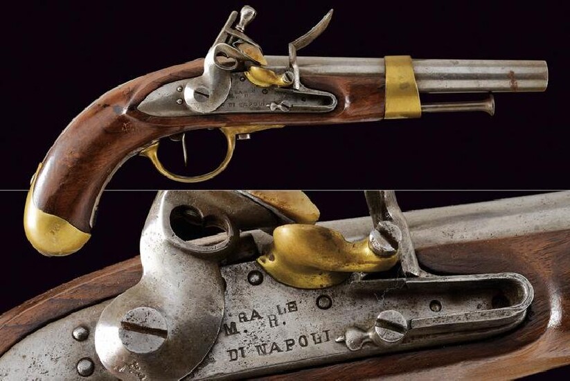 An AN XIII model cavalry troopers flintlock pistol