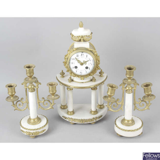 An early 20th century French garniture.