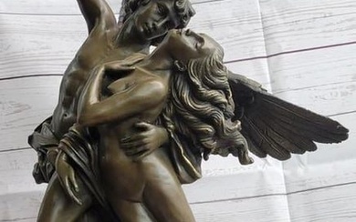 Angel Taking Women to the Light Bronze Sculpture - 23" x 14"