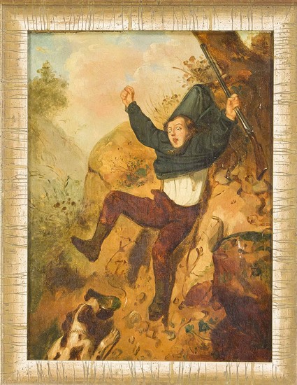 Anonymous painter of the late 19th century, humorous...