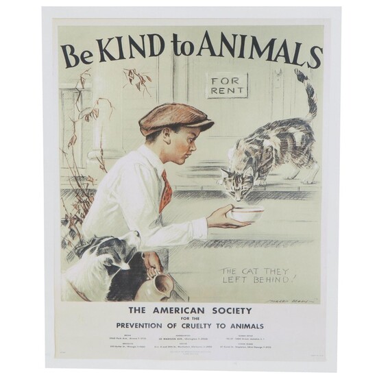 Lot-Art | Anti Animal Cruelty Poster after Morgan Dennis 
