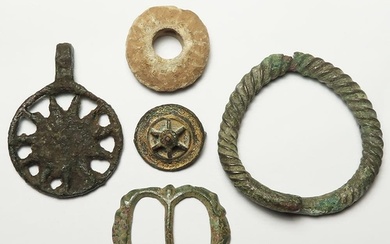 Artefacts (5): An Ancient Greek debased silver wrist bracele...