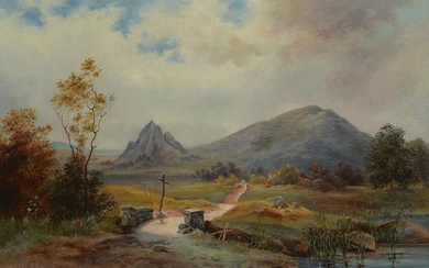 Attribution: Albert Rieger, 1834 Triest-1905 Vienna, landscape with...