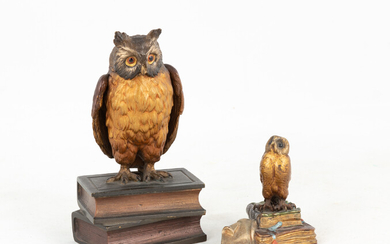 Austrian Bronze Owls