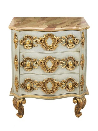 Baroque style chest of drawers