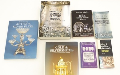 Books: A quantity of silver and silver plate reference books...