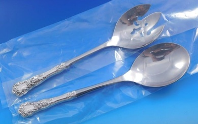 Buttercup by Gorham Sterling Silver Salad Serving Set 2pc Pierced Custom 10 1/2"