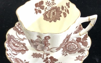 C & E Victoria Porcelain tea cup & Saucer, England