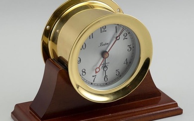 CHELSEA SHIPSTRIKE MANTEL CLOCK Boston, Late 20th Century Clock diameter 5.5".