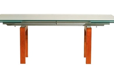 Calligaris Hyper XR Extendable Glass Dining Table