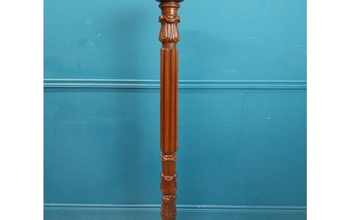 Carved mahogany torchiere in the William IV style {142 cm H ...
