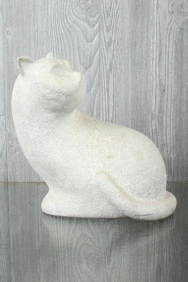 Ceramic Cat Sculpture