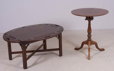 Chinese Chippendale style butler's coffee table