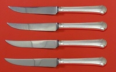 Chippendale by Towle Sterling Silver Steak Knife Set 4pc HHWS Custom 8 1/2"