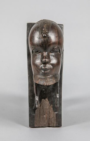 Collectible African Wood Wall Hanging Figure