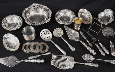 Collection of Sterling Silver Table Items