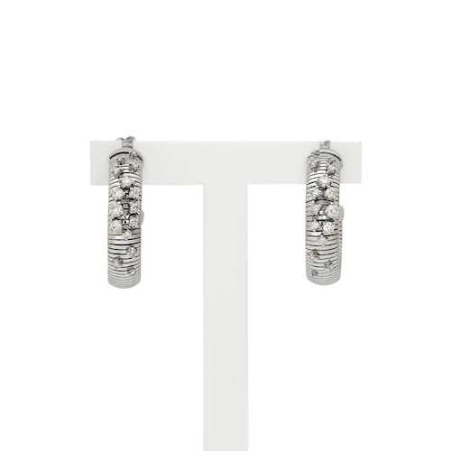 DIAMOND AND GOLD EARRINGS, BY CHIMENTO.