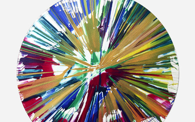 Damien Hirstb.1965, Circle Spin Painting