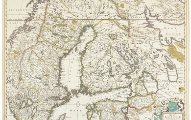 De Wit map of Scandinavia c.1680