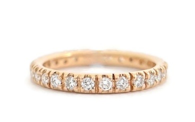 Diamond Rose Gold Eternity Ring