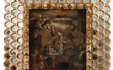 ESCUELA CUZQUEÑA (18th century) "Shepherds' Worship"